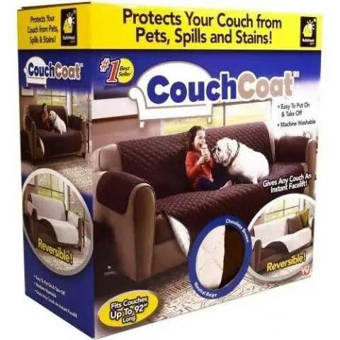 Покрывало накидка на диван двухстороннее  Couch Coat