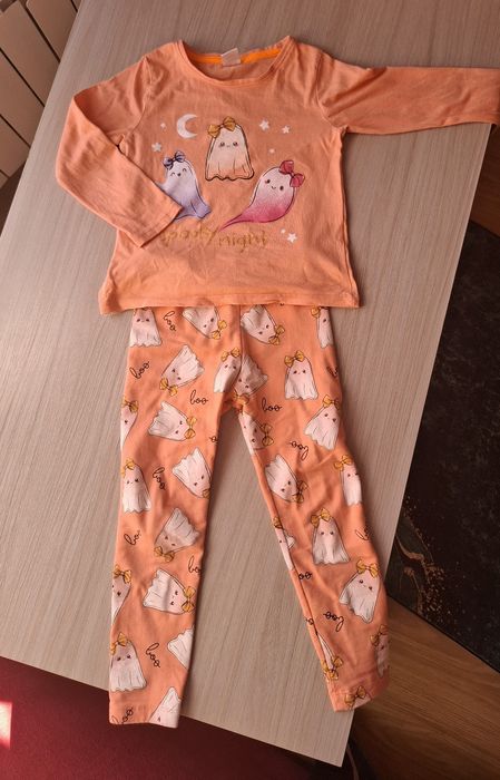 zestaw pomarańczowy dres 104 4-5 lat