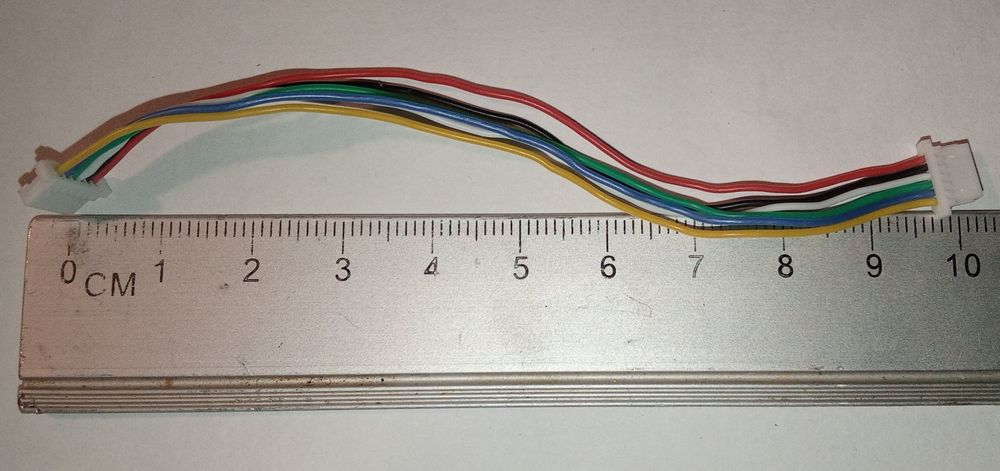 Шлейф 6pin jst to 6pin jst 10см
