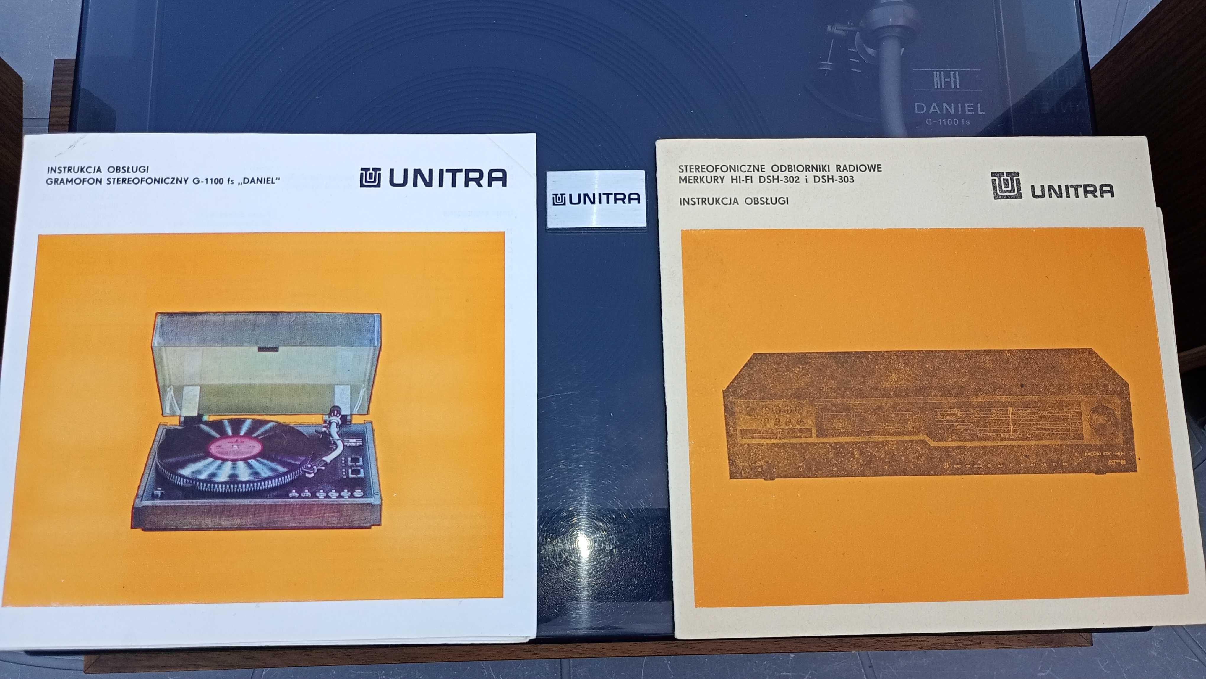UNITRA Merkury hi-fi dsh-303 Gramofon  Daniel G-1100 FS + kolumny ZG30
