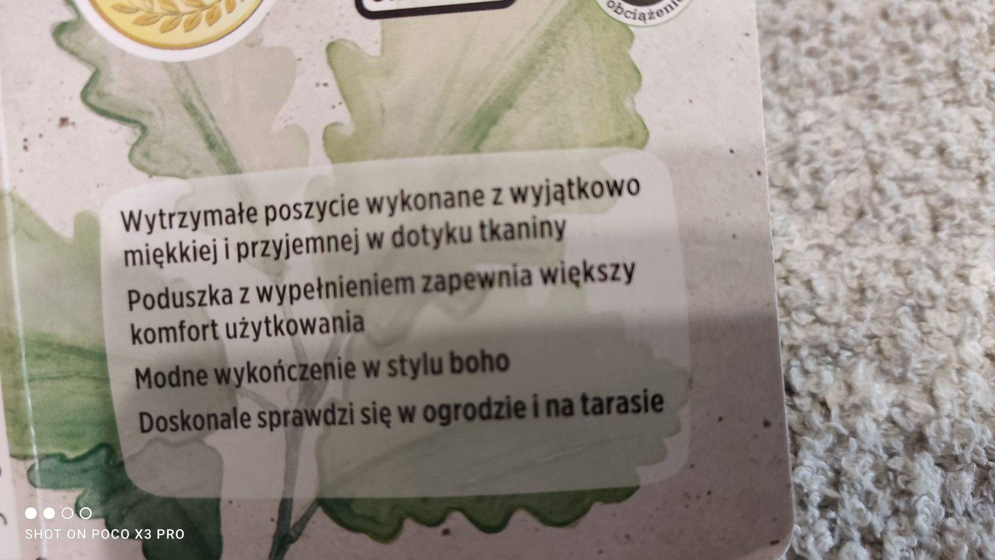 Nowe krzesło brazylijskie Boho 127 cm dl/98 cm szerokość