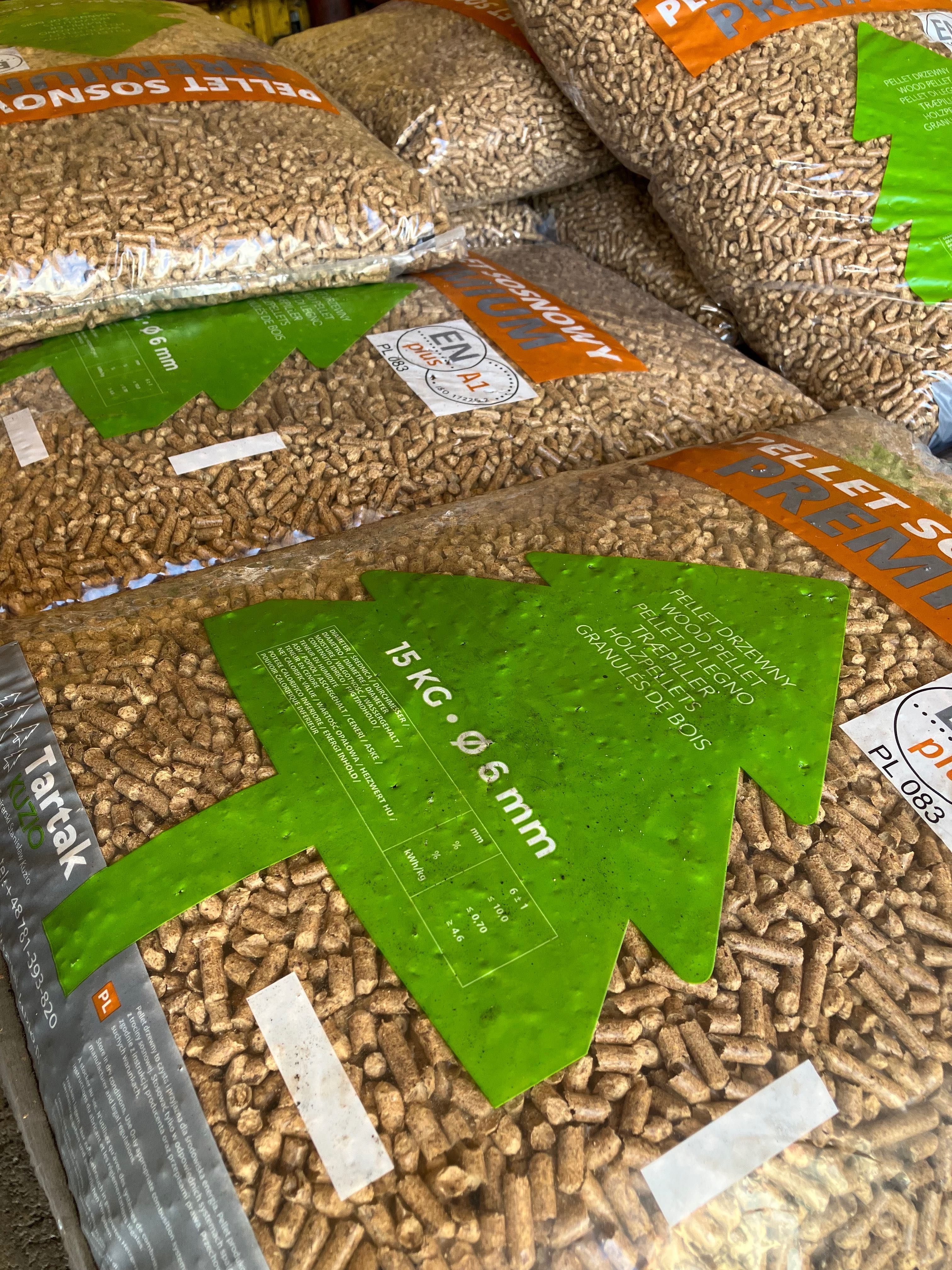 Pellet Pelet  Kuzio sosnowy Premium certyfikat A1