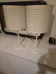 Candeeiro de teto IKEA+ 2 SKAFTET
Base p/candeeiro mesa, branco, 30 cm