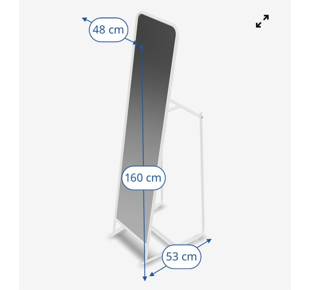 Lustro stojące IKEA