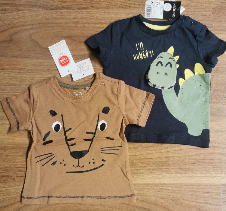 Zestaw 4 szt ubrań niemowlęcych roz. 62