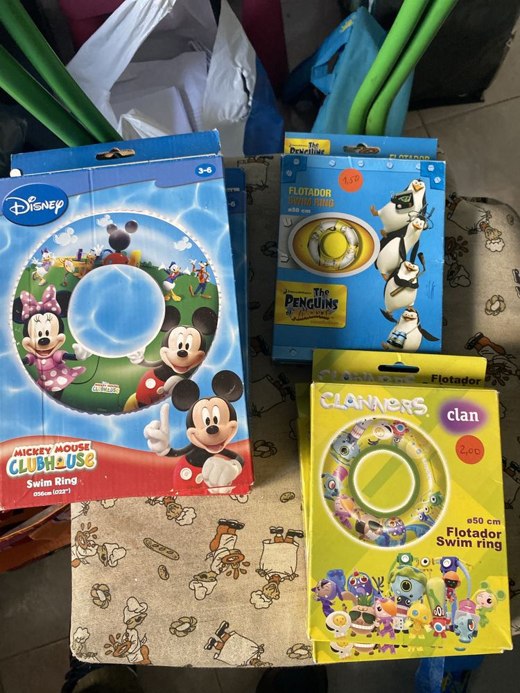 Conjunto 5 boias disney