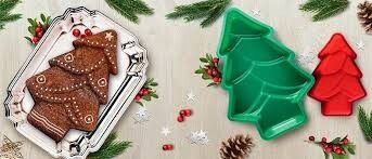 Новий якісний комплект -2 шт- силіконових форм  у вигляді ялинки