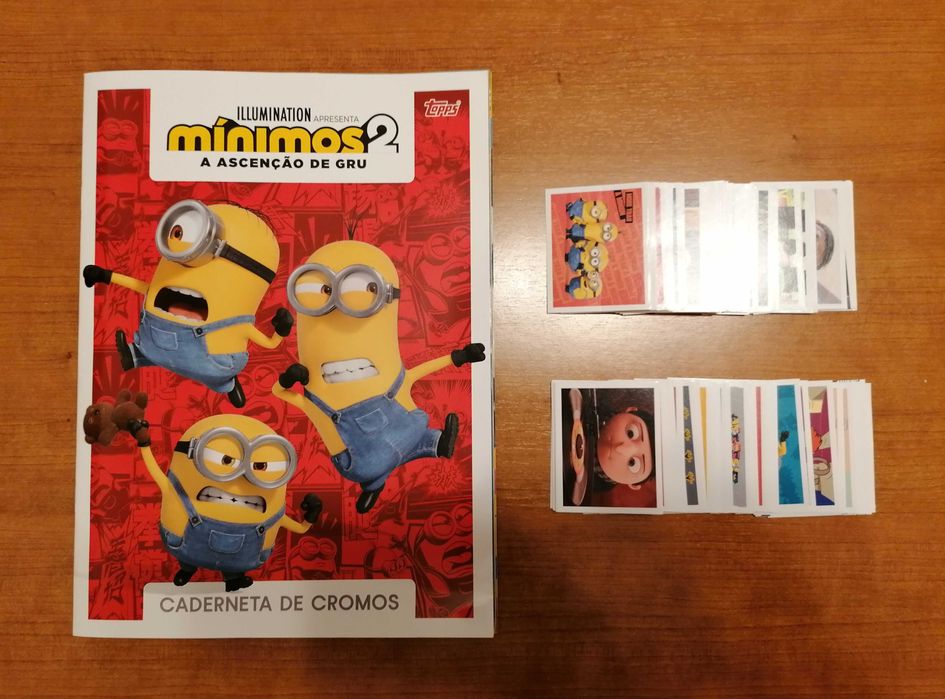 Cromos da colecção Mínimos 2: A Ascensão de Gru (LER O ANÚNCIO SFF)