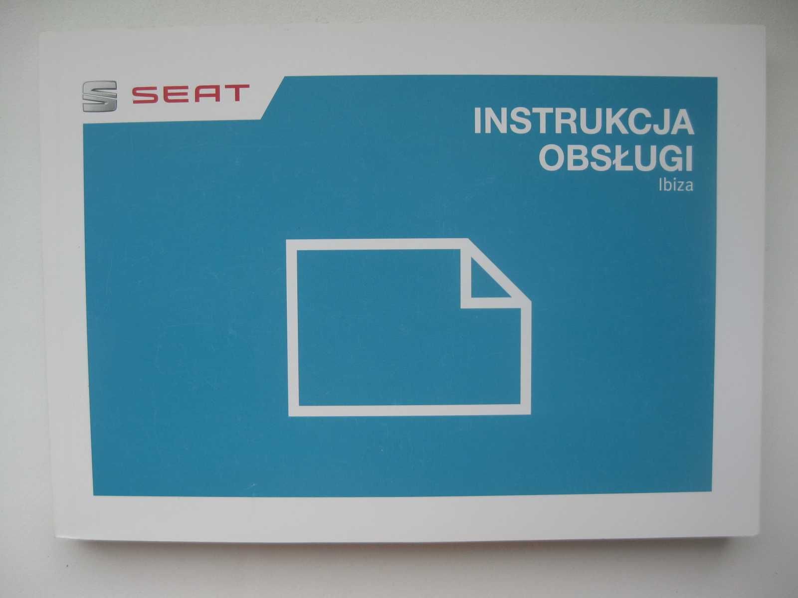 SEAT IBIZA IV FL 12-17 Polska instrukcja obsługi Seat Ibiza 6J kolor!