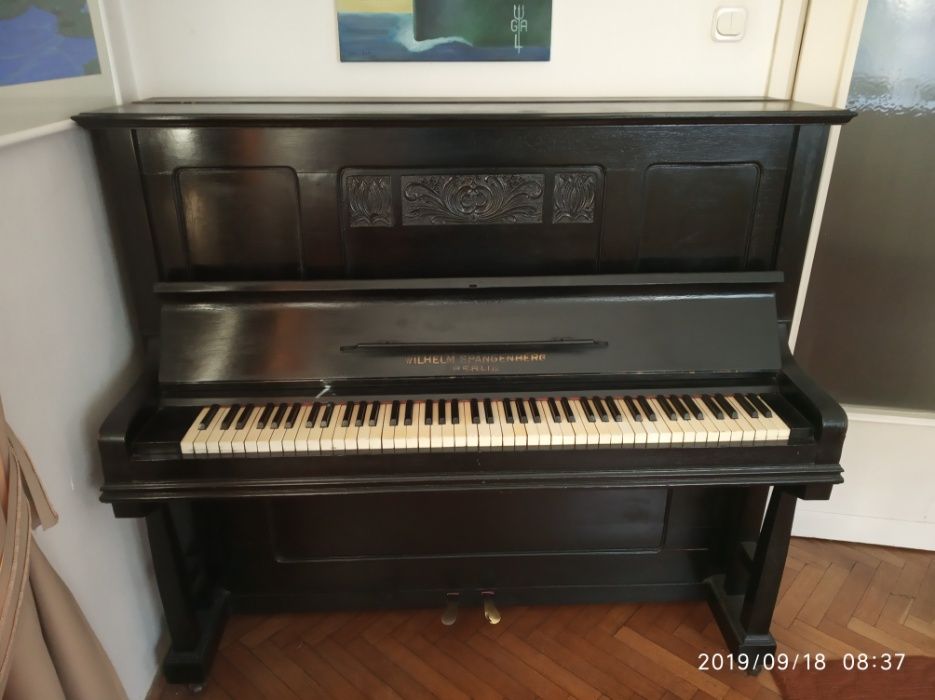 Pianino Wilhelm Spangenberg Berlin