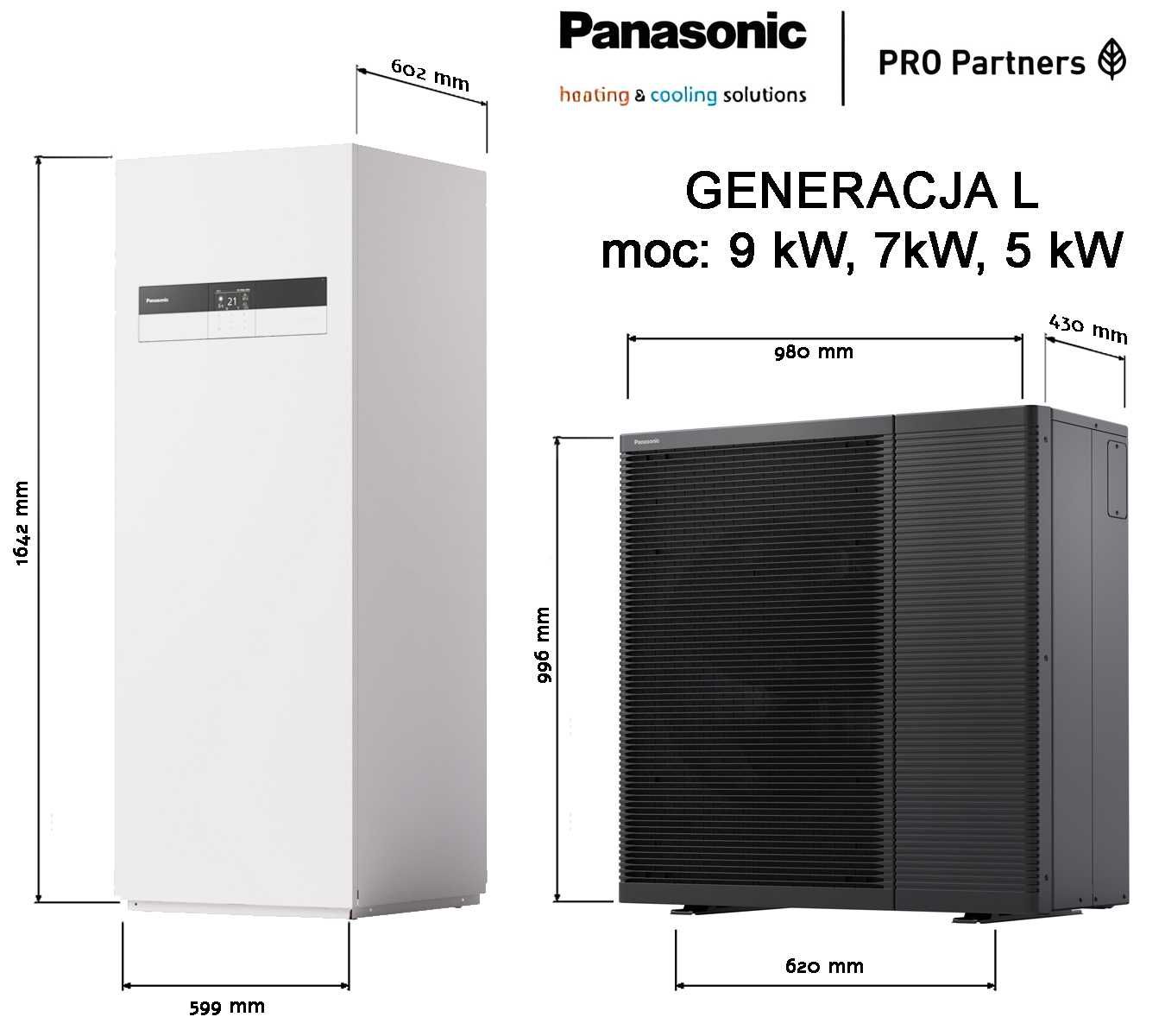 Pompa ciepła PANASONIC All in one seria L 9 kW KIT-ADC09L3E5 [MONTAŻ]