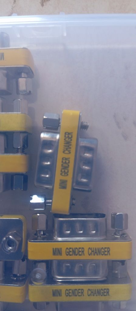 Adaptadores DB 9 macho e fêmea