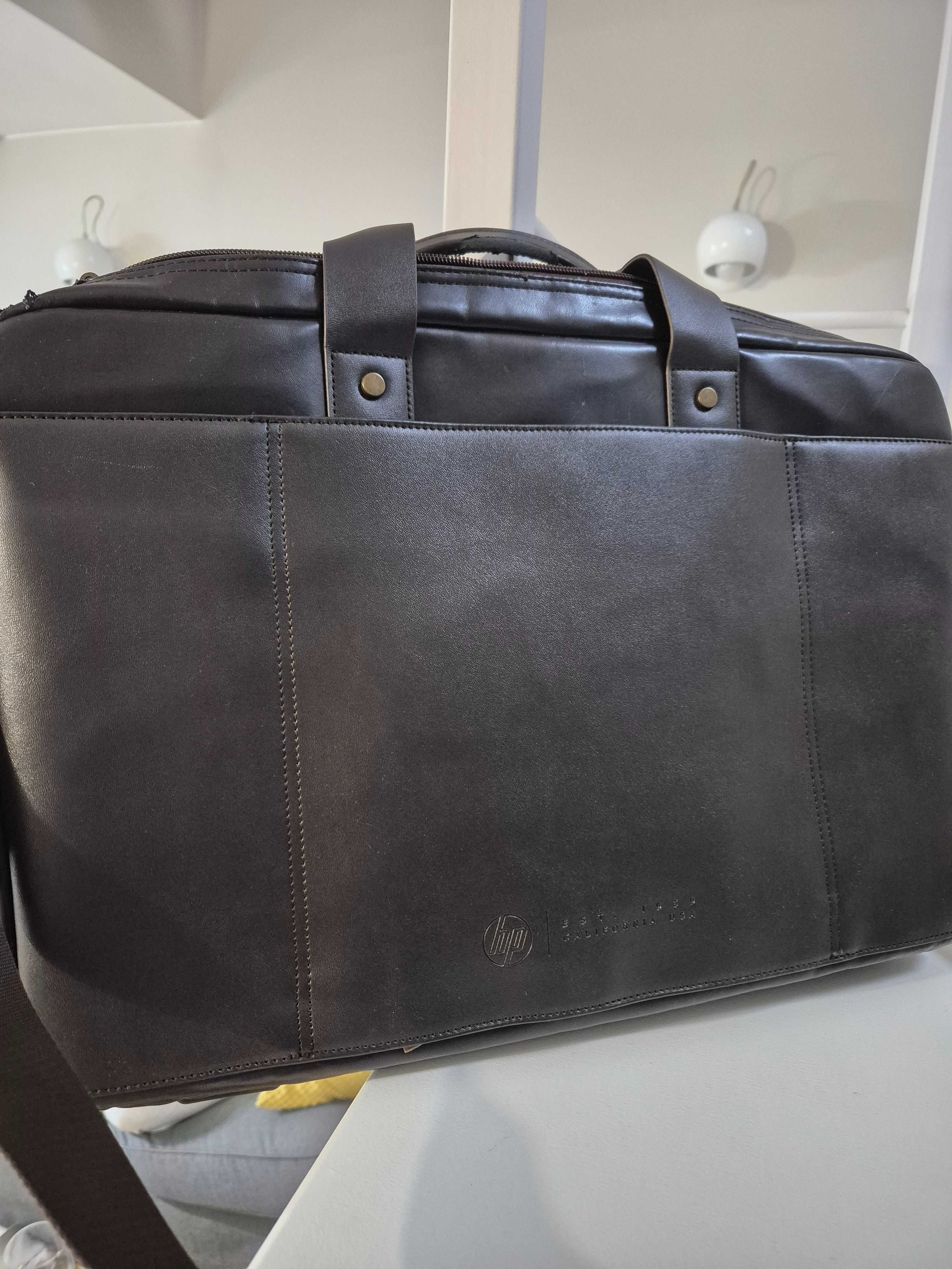 Torba na laptopa skórzana HP