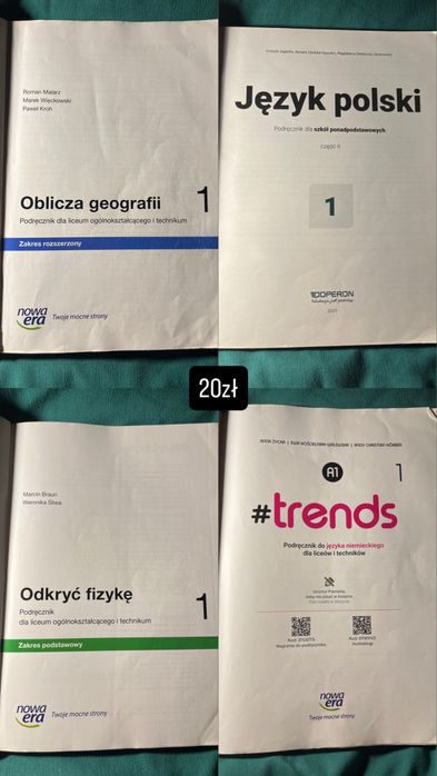 Książki liceum i technikum