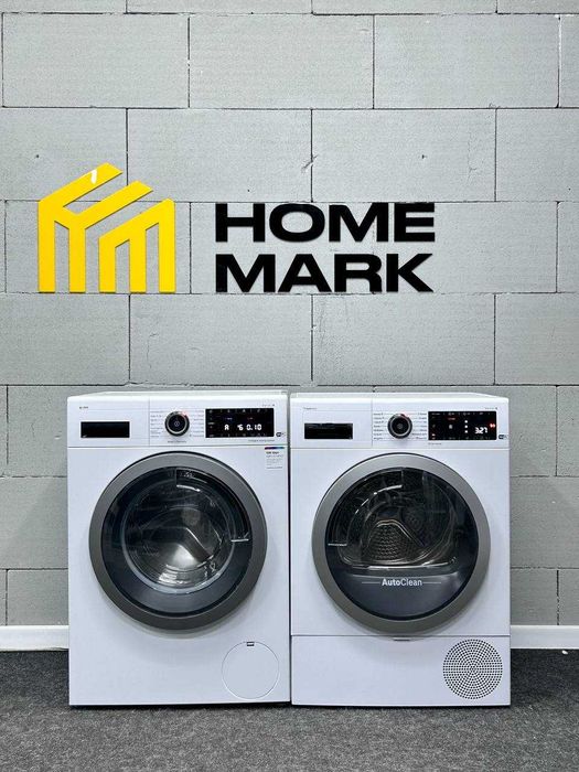 Пральна та сушильна машини Bosch Serie 8 WAXH2KOLSN та WTX8HKL9SN