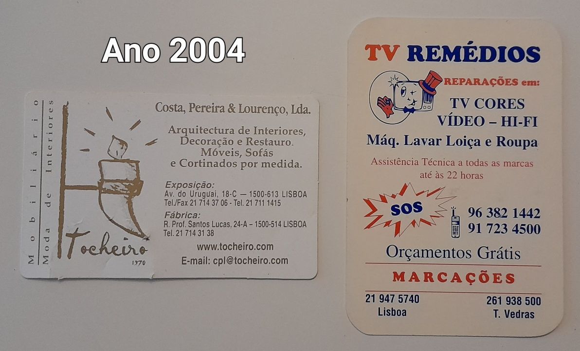 Calendários vários