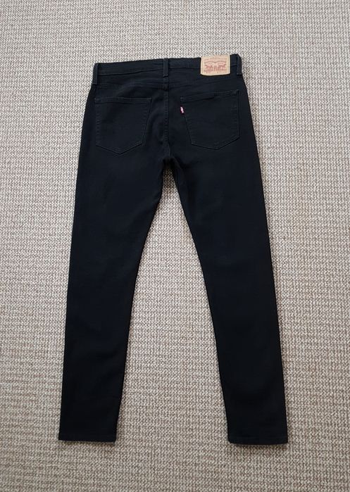 Levi's 512 джинси slim tapered оригінал W34 L32 чорні
