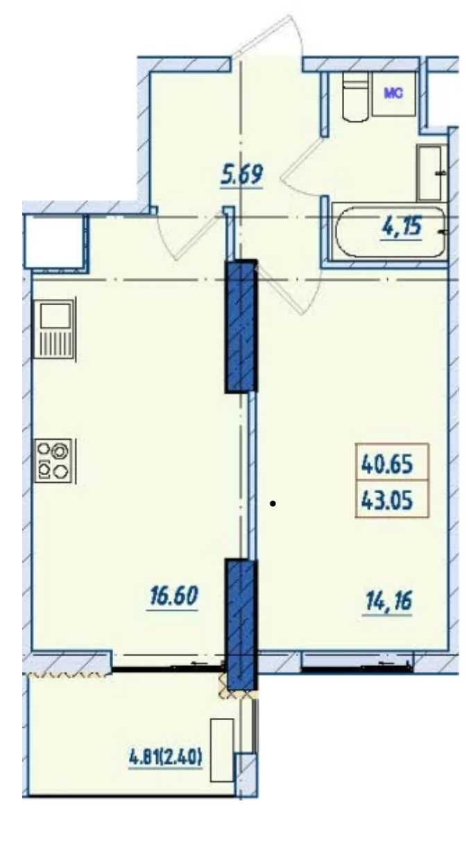 _СРОЧНАЯ ПРОДАЖА! Однушка На 5050$ НИЖЕ РЫНКА в Рассрочку.7 Фонтана