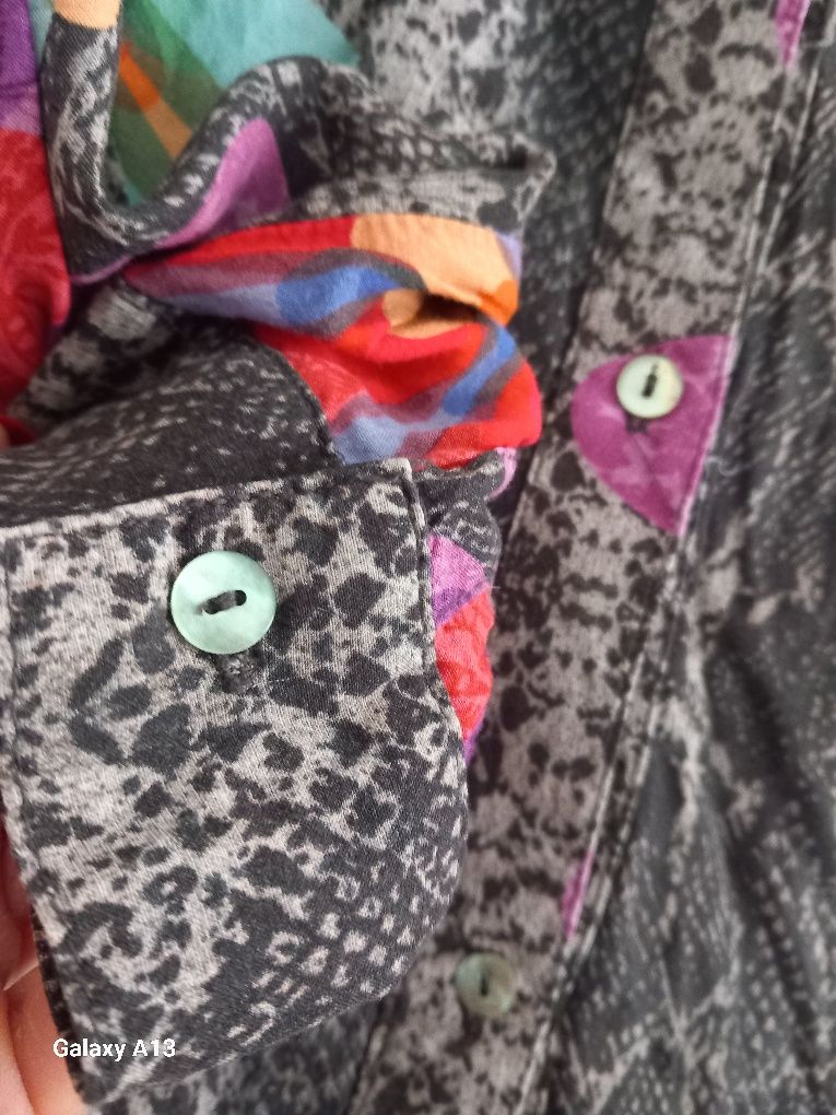 Desigual przepiekna koszula wzorzysta L damska
