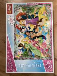 Puzzle ksieżniczki disney