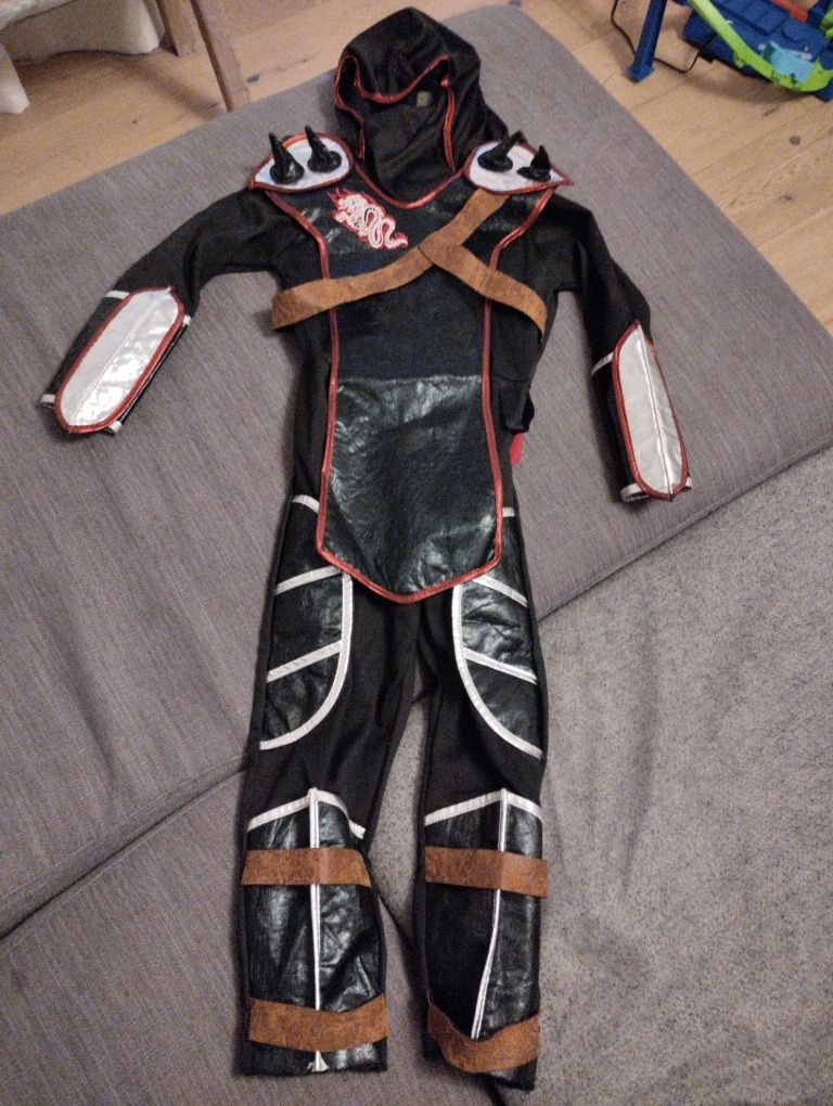 Ninja strój karnawałowy 110 cm 5-6 lat