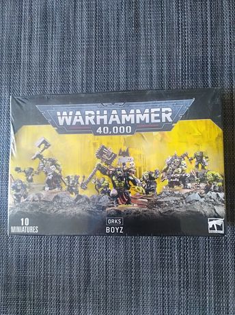 Warhammer Orks Boyz opakowanie fabryczne pakowane zafoliowane
