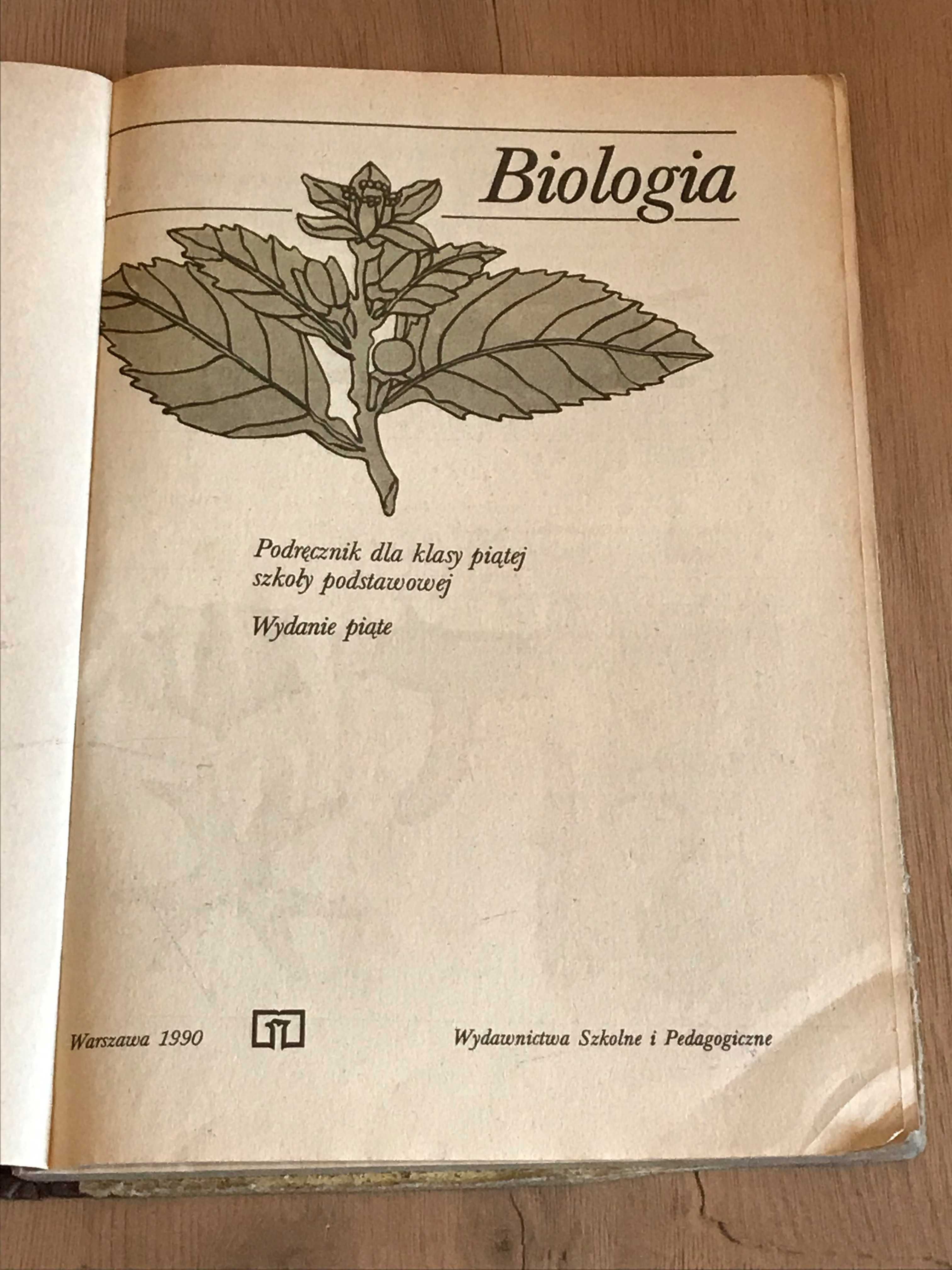 Biologia klasa 5 - 1990 rok