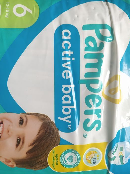 Pampers active baby 6 ultra protection pieluchy pampersy 26 sztuk