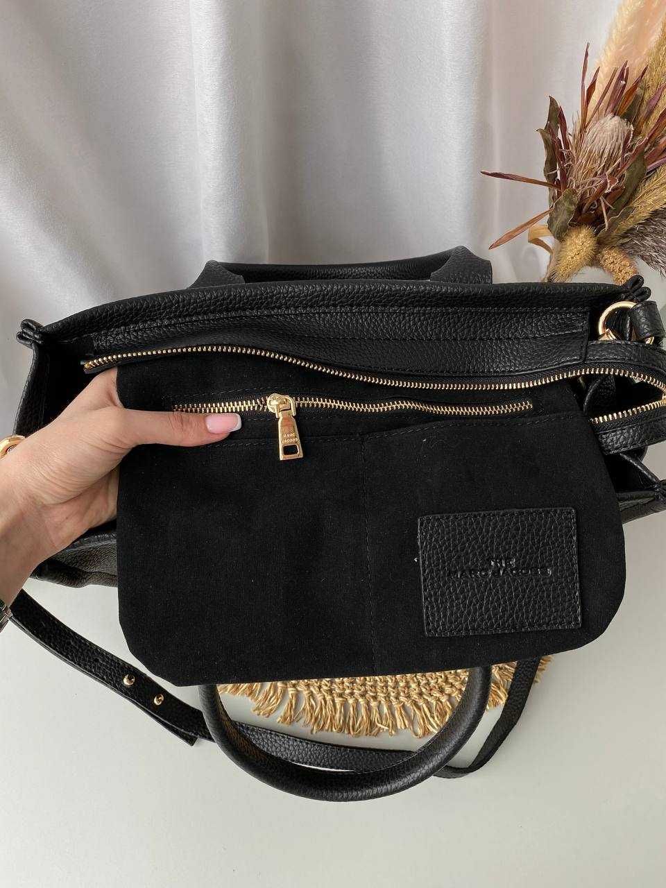 Torba damska shopper MJ Tote Bag Black duza damska torebka