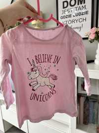 bluzka 110 rozowa unicorn
