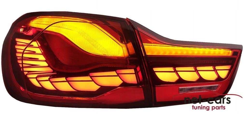 Lampy tylne tył BMW F32 F33 F36 F82 F83 M4 -19 OLED NEON LED czerwone