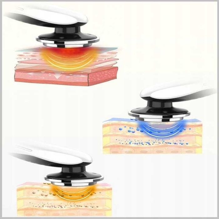 Masażer twarzy EMS Mezoterapia bezigłowa Lifting 7w1 do masażu Beauty