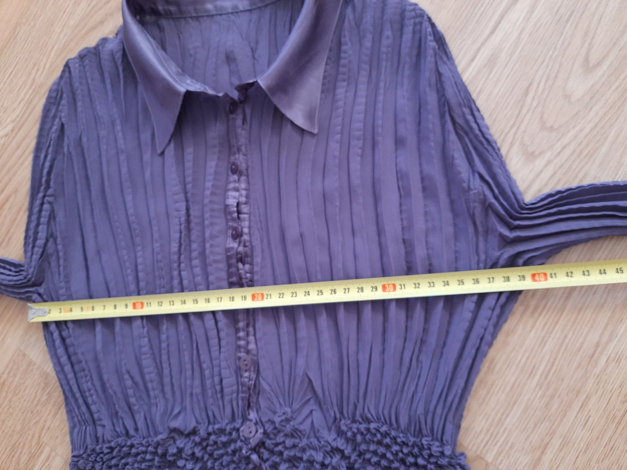 Bluzka 38 vintage fiolet