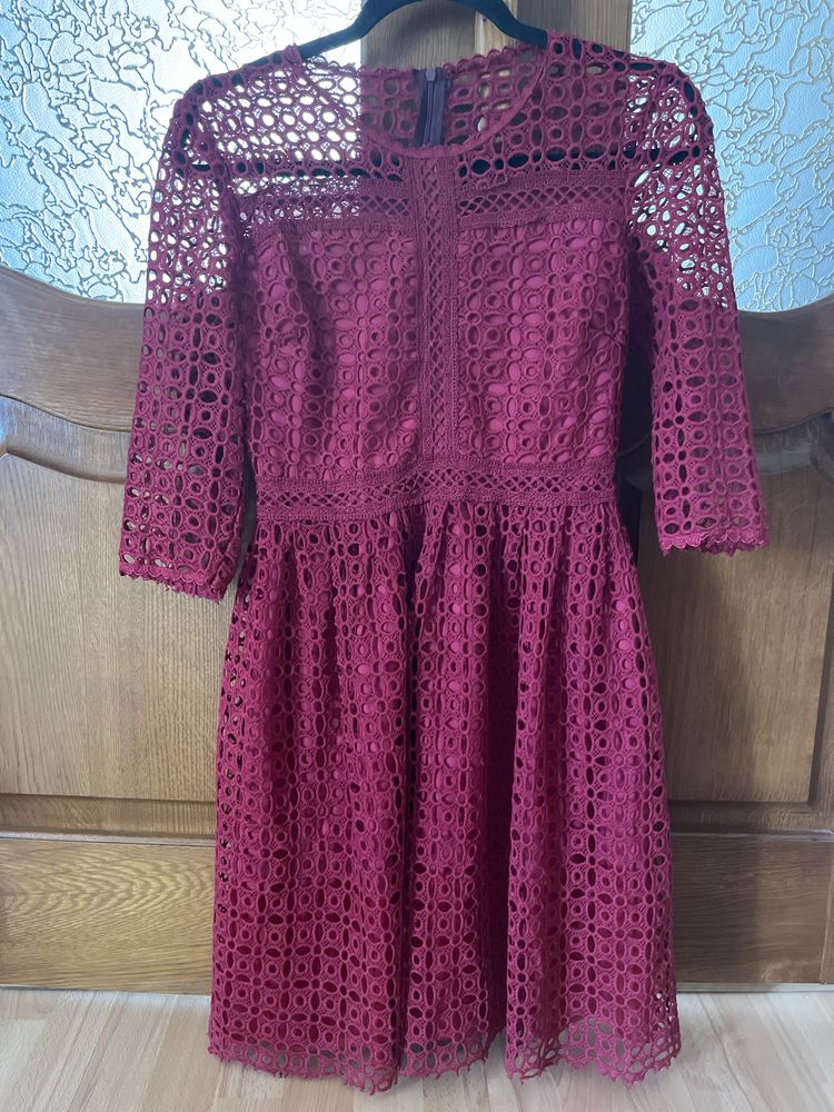 Платтячко ажурне плаття сукня гіпюрова мереживна сукня