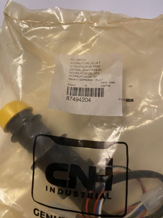 Przełacznik  wałka NEW HOLLAND CASE STEYR Naklejki na podłokietnik