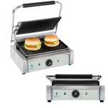 grill kontaktowy dwustronny ryflowany panini