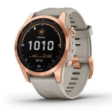 Garmin Fenix 7S Solar Rose Gold różowo złoty szary  smartwatch GPS