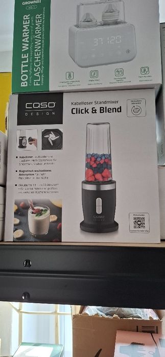 CASO Click & Blend bezprzewodowy mikser stojący, zasilany akumulatorem