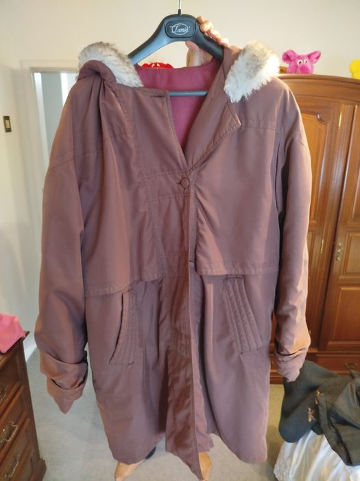 Parka de senhora com capuz