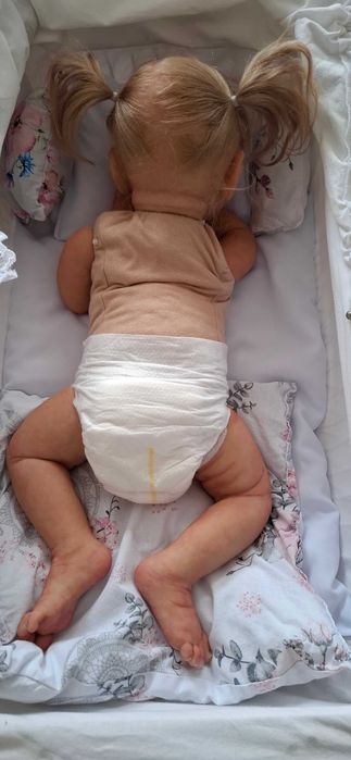 He's Asleep lalka silikon partial Reborn