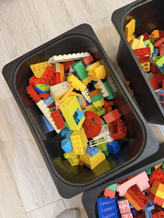 Lego duplo mega zestaw duzy ludziki pociag straz pozarna