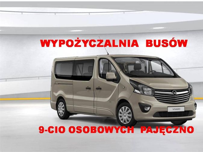 Bus wynajem Wypożyczalnia samochodów busy 9 osobowy bus wypożyczenia