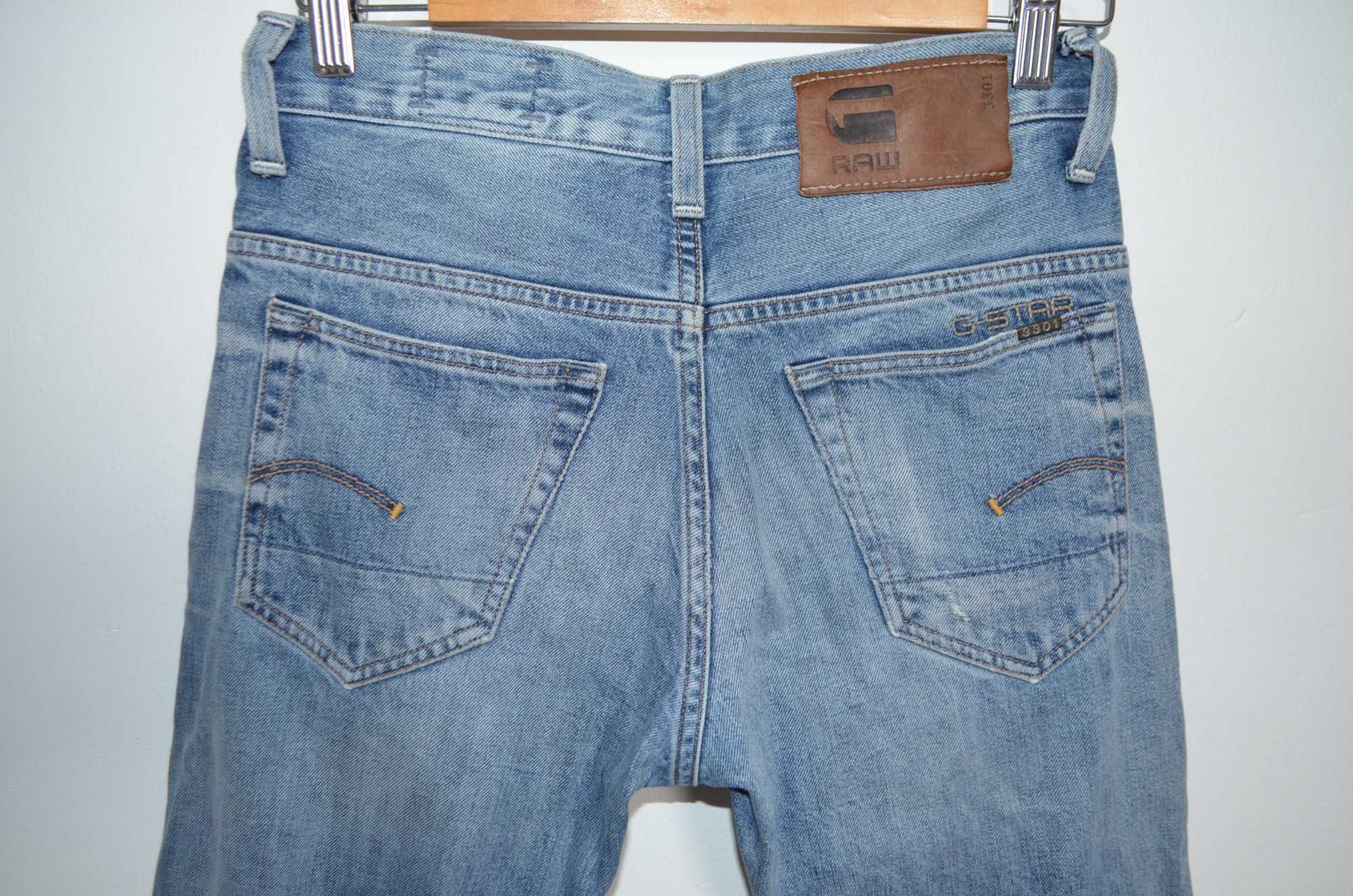 Джинсы G-Star 3301 Slim Fit Men's Jeans Blue W29 L30