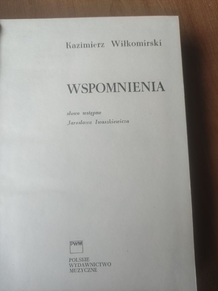 K.Wiłkomirski,, Wspomnienia " 1971