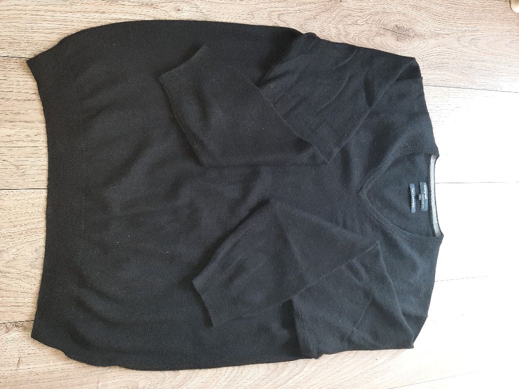 Kaszmirowy sweter Marks&Spencer L czarny