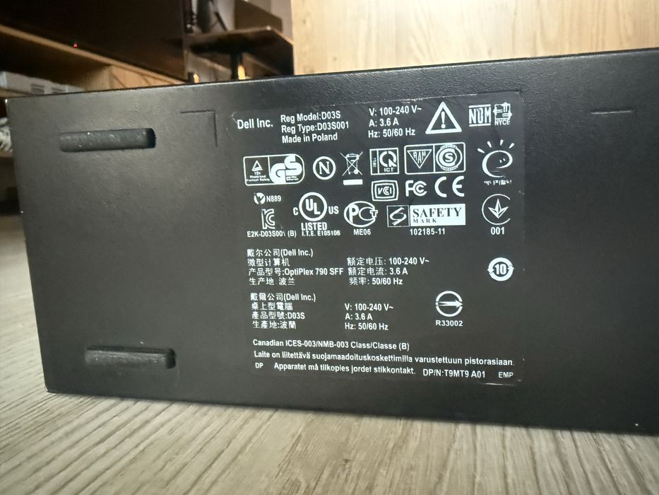 Komputer Dell optiplex 790 i5 16gb 500hdd 128gb ssd win10