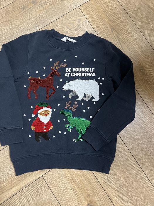 Bluza świąteczna H&M 122-128