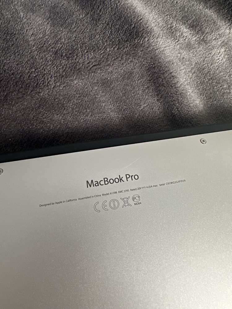 Macbook pro, late 2013, retina, 15 inch