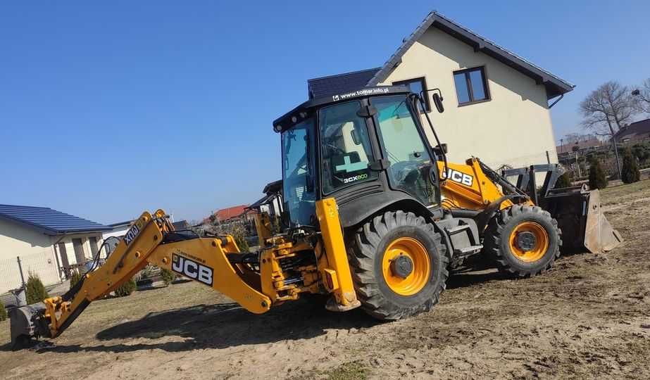 Wynajem minikoparki 1,9t, koparko-ładowarki 9t, walca, glebogryzarka