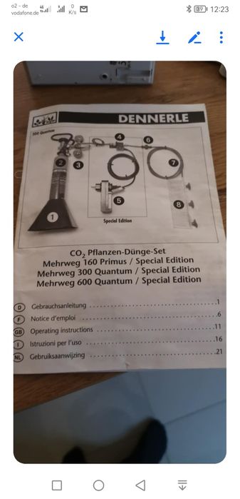 Zestaw co2 do akwarium